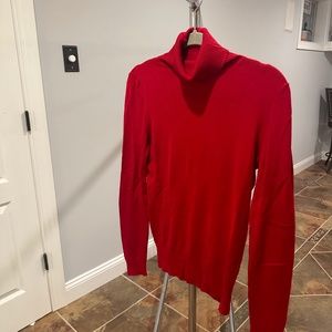 Ann Taylor Red Turtleneck Sweater